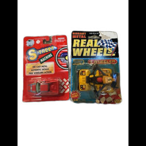 Vintage Diecast Metal Toy Cars Lot Street Machine & Real Wheels 4-Wheeler ATV
